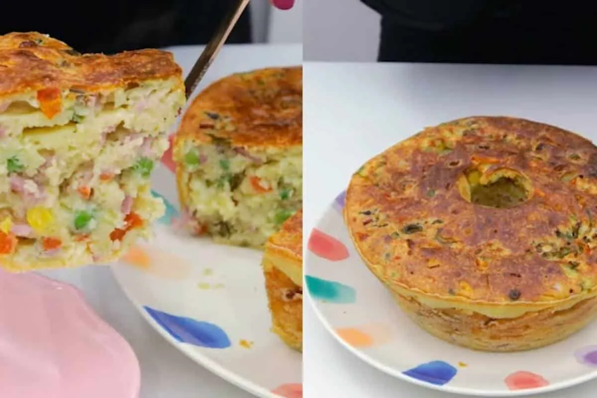 Esse bolo salgado fica tão gostoso que dá para substituir o