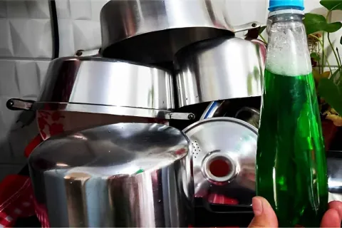 Esse é o melhor brilha alumínio caseiro que eu já fiz e leva