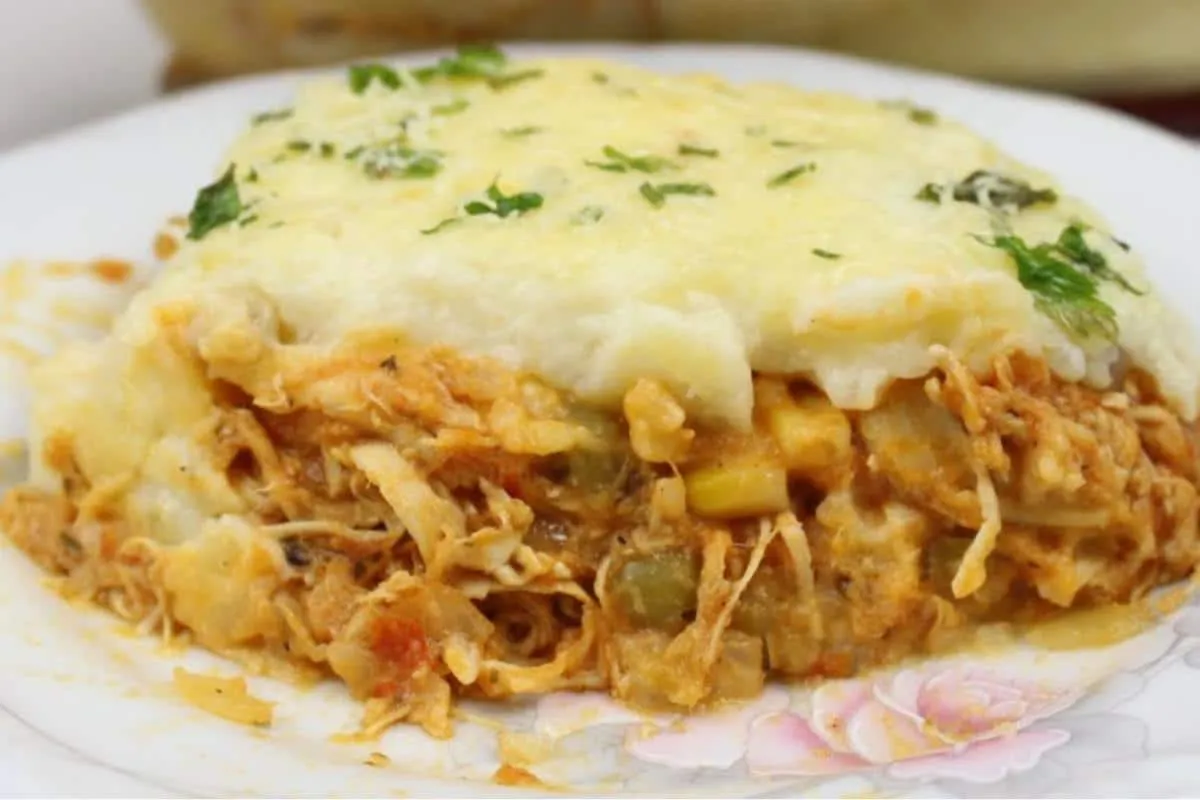 Esse escondidinho de frango que minha mãe faz no natal é o m