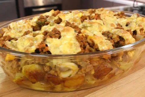 Esse jeito de fazer carne moída com batata vai mudar seu jei