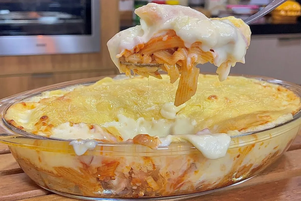 Esse macarrão pega marido conquista todo mundo na hora do al