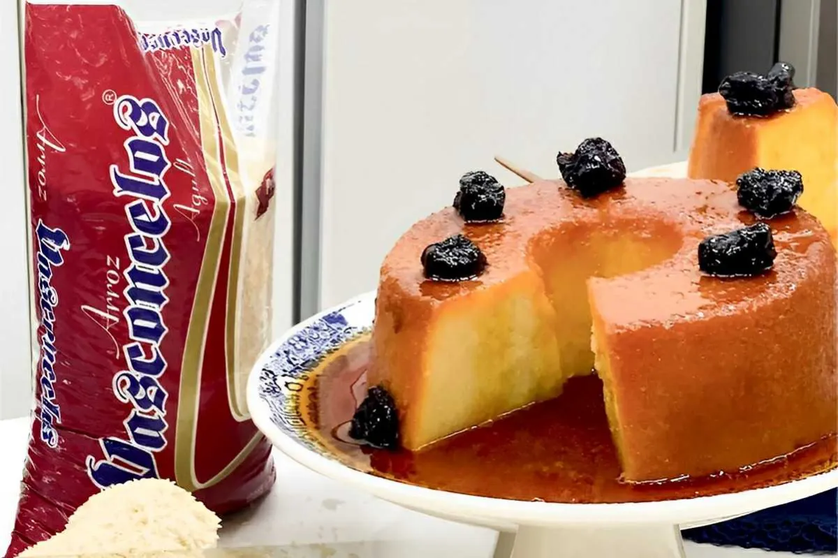 Esse pudim de arroz é tão delicioso que garanto que você não