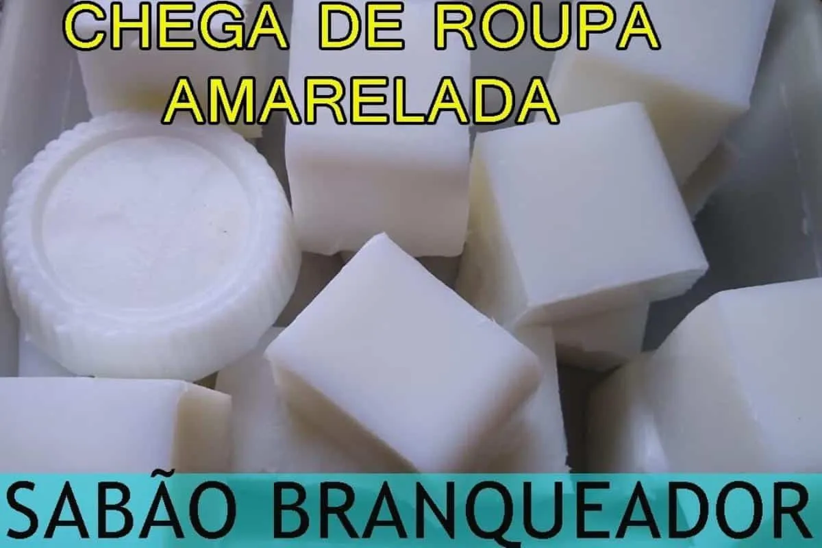 Faça em casa mesmo esse sabão branqueador de roupas que func