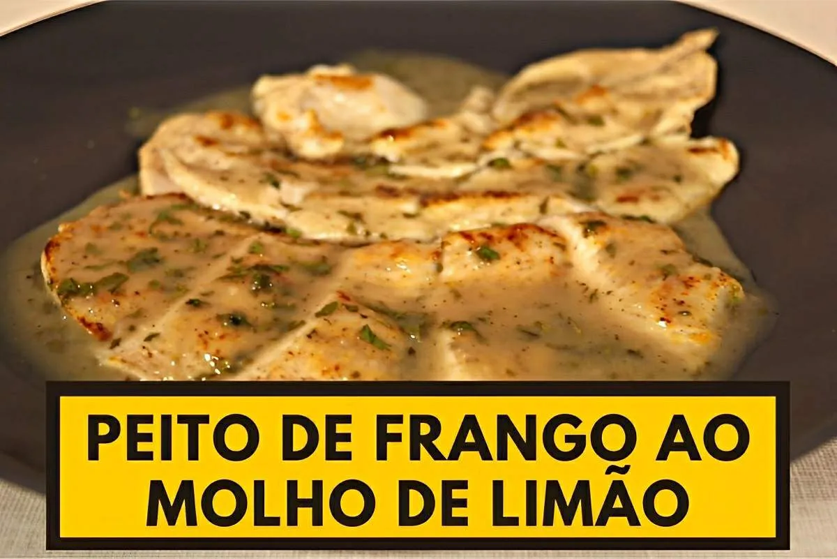Faça um peito de frango ao molho de limão que vai deixar tod
