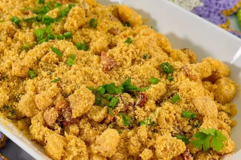 Farofa de abacaxi com bacon: o acompanhamento perfeito para 