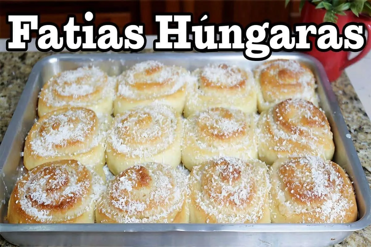 Fatias húngaras fofinhas e fáceis de preparar para servir co