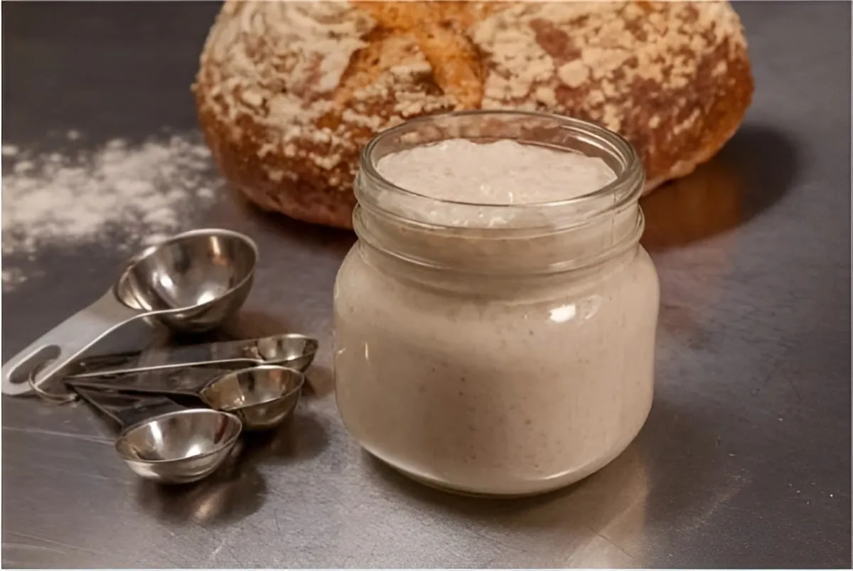 Fermento de pão caseiro utilizando apenas 2 ingredientes seu