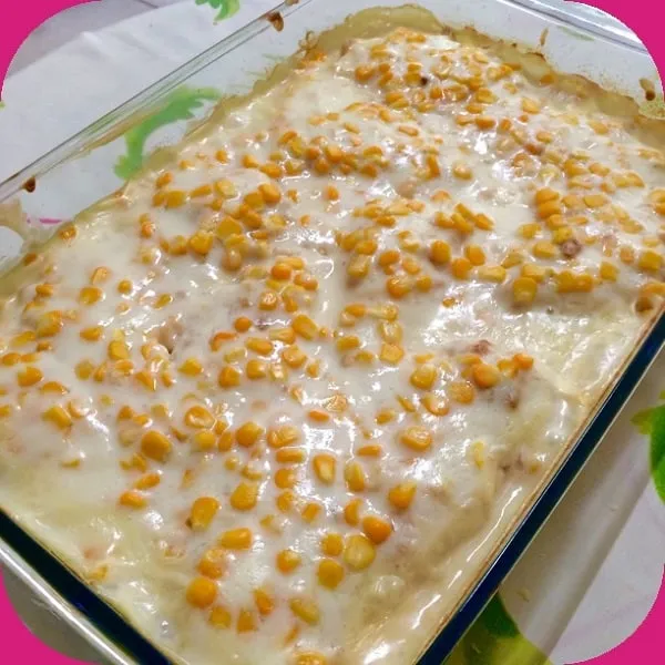 Filé de Frango com Creme de Milho