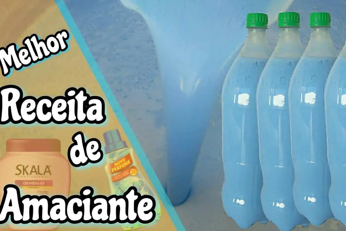 Fiz 10 litros de amaciante caseiro de qualidade e minhas rou