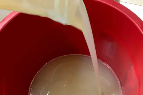 Fiz 35 litros de sabão líquido caseiro da melhor qualidade u