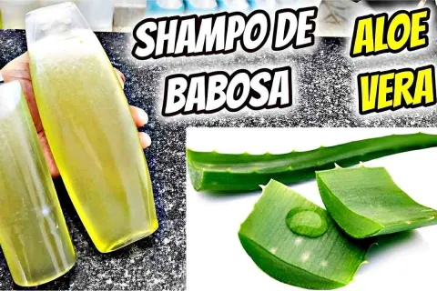 Fiz esse shampoo de babosa caseiro de 2 ingredientes e meus 