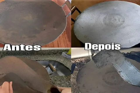 Fiz um gel removedor de ferrugem super eficiente com apenas 