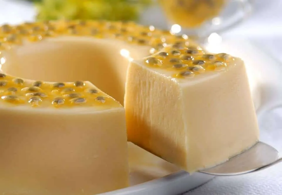 Flan de Maracujá e Mel