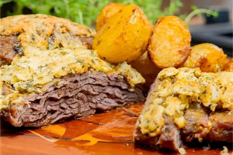 Fraldinha assada na manteiga fica super saborosa e não dá tr