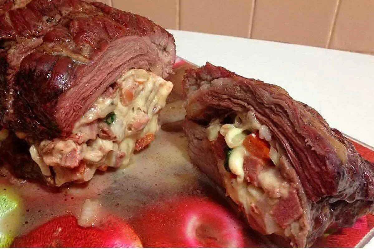 Fraldinha recheada é de dar água na boca só de olhar imagina