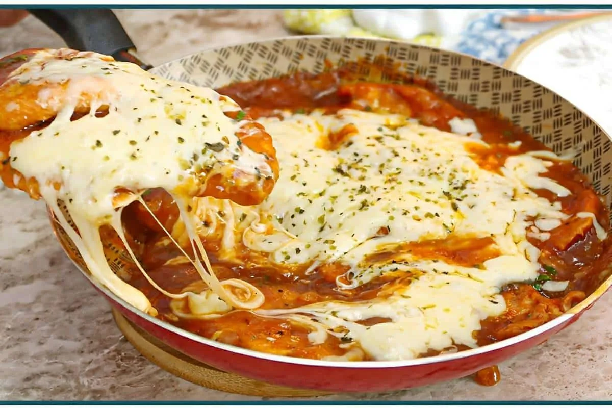 Frango à parmegiana na panela fácil de fazer e perfeito para