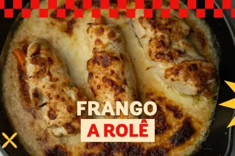 Frango a rolê para o almoço de domingo: receita de chef de c