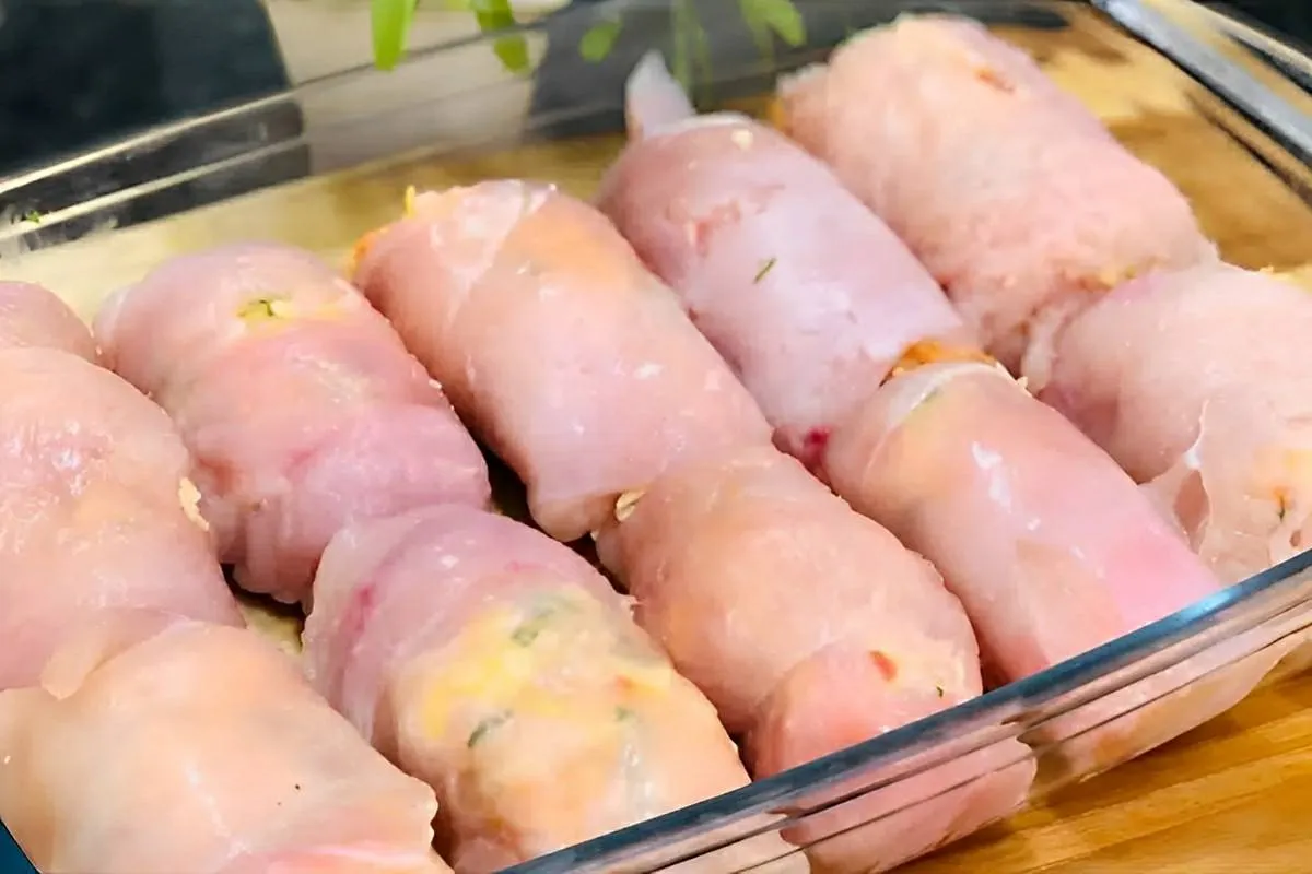 Frango à rolê uma receita econômica e deliciosa para a refei