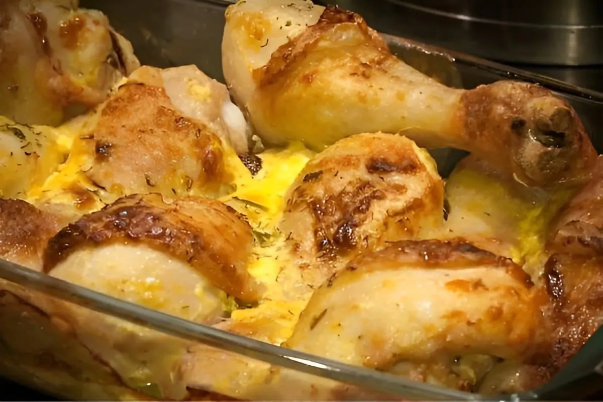 Frango com maionese assado no forno prático e rápido e fica