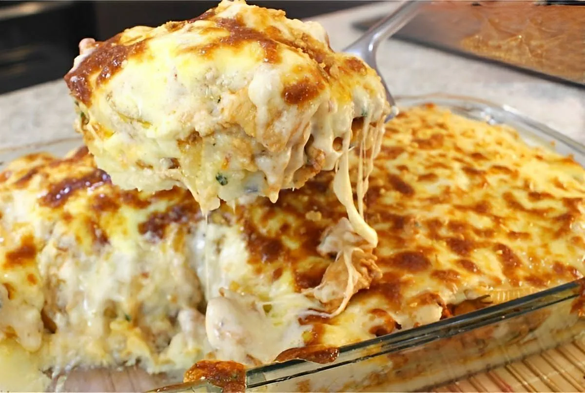 Frango cremoso gratinado um prato requintado e perfeito para