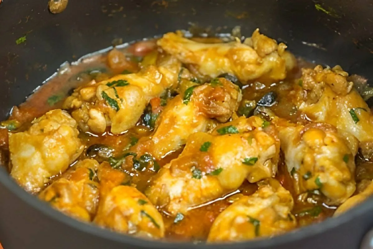 Frango de panela suculento e saboroso uma opção de mistura e