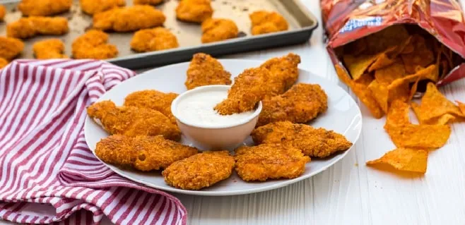 Frango Empanado com Doritos