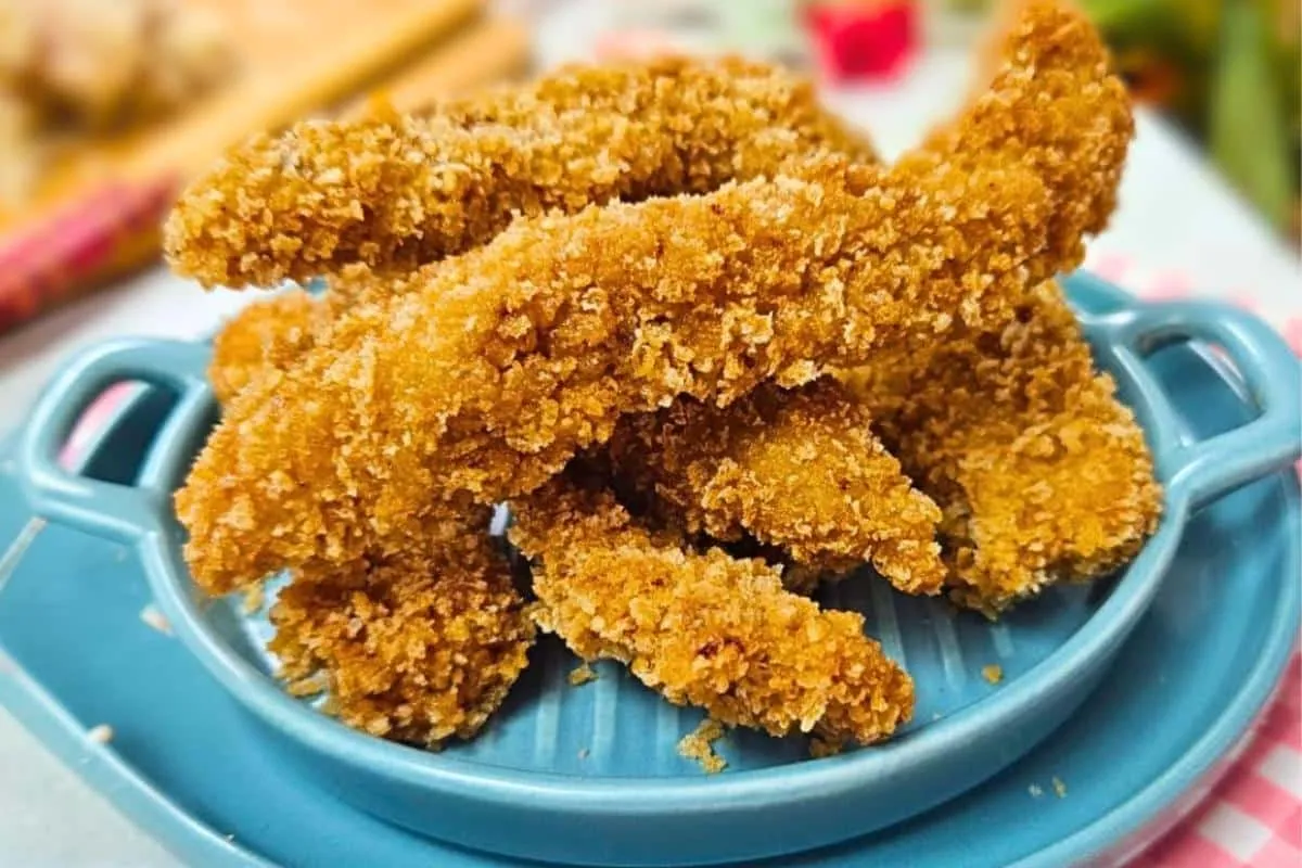 Frango frito oriental com um segredo especial para ficar seq