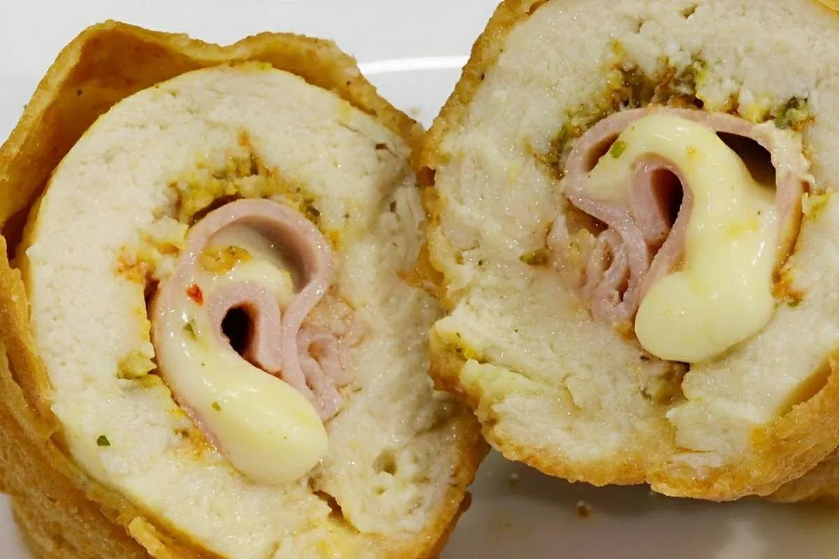 Frango recheado com presunto e queijo uma receita econômica