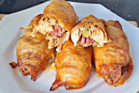 Frango recheado: receita de coxa sobre coxa de restaurante 5