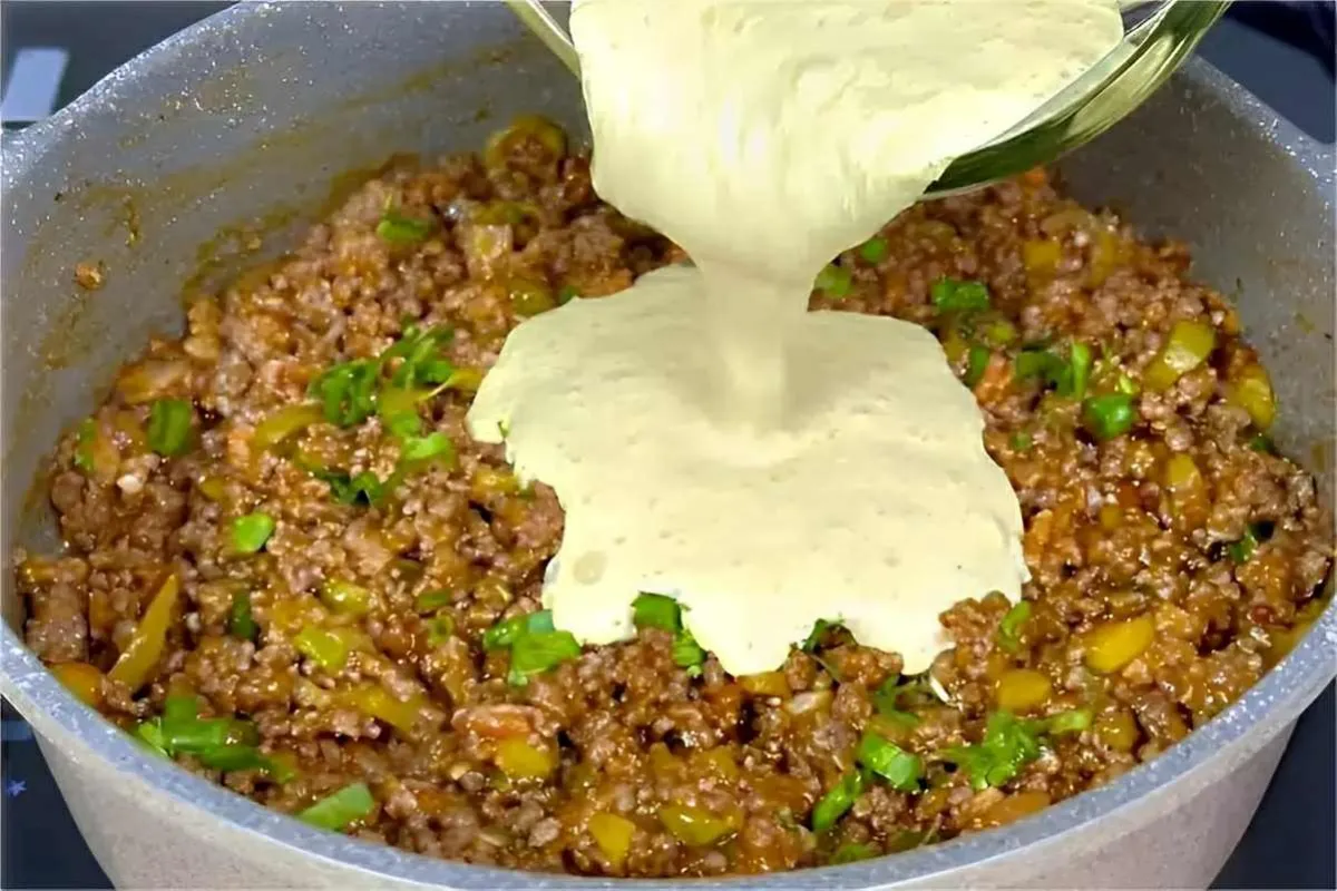 Fricassé de carne moída cremoso e saboroso para variar o car
