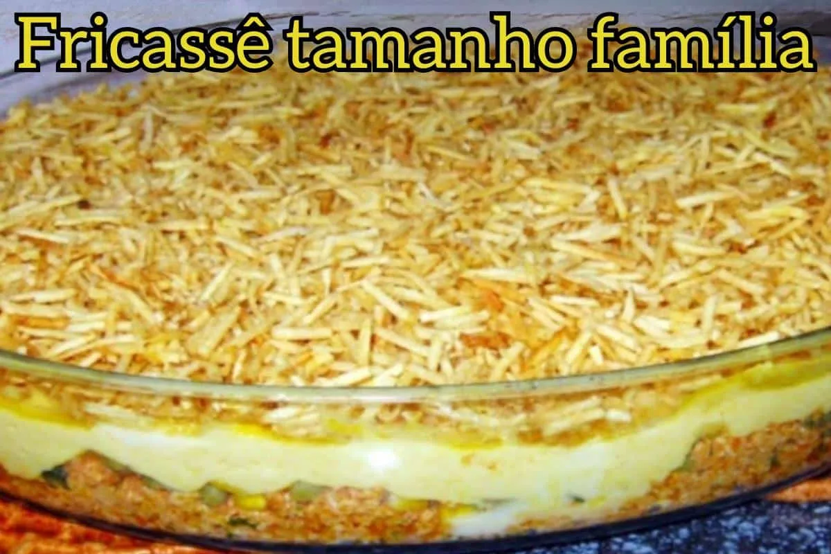 Fricassê de frango grande que ninguém fica sem na sua festa