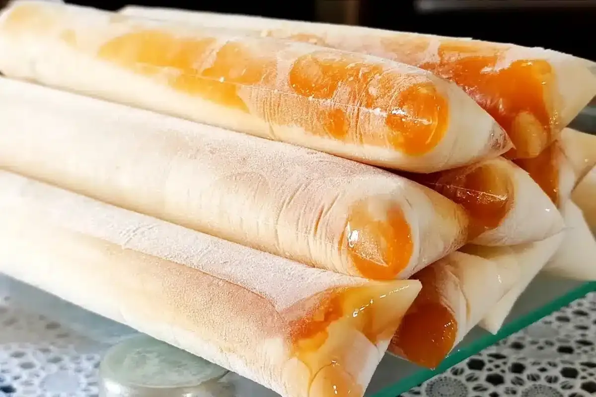 Geladinho cremoso com sabor irresistível, aquele docinho gel