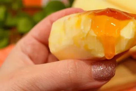 Geladinho de pudim cremoso que não cria gelo, sem emulsifica