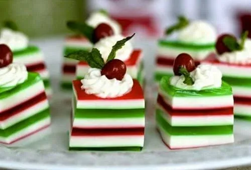 Gelatina Colorida de Natal