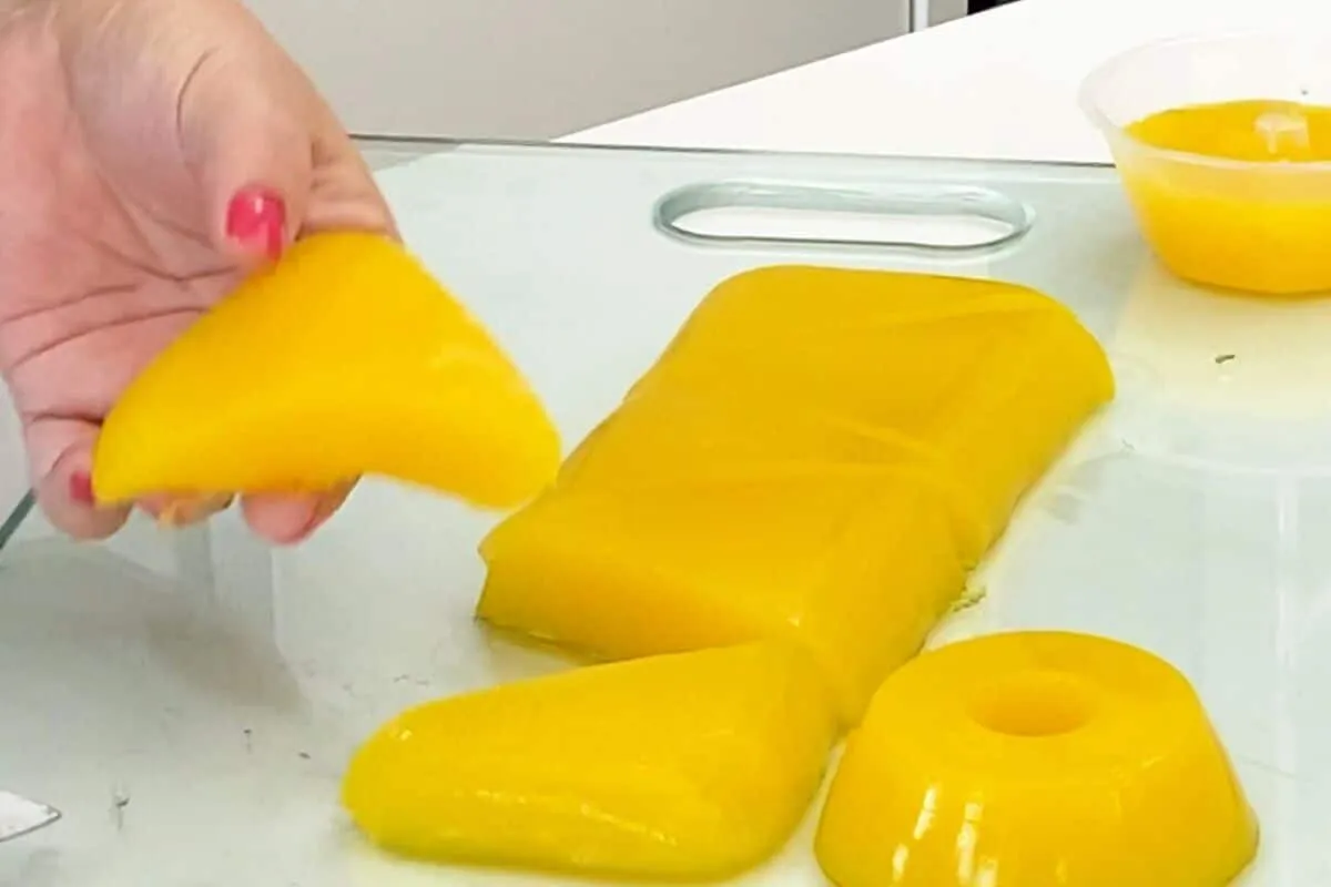 Geléia d’água simples, nostálgica e refrescante igual a que