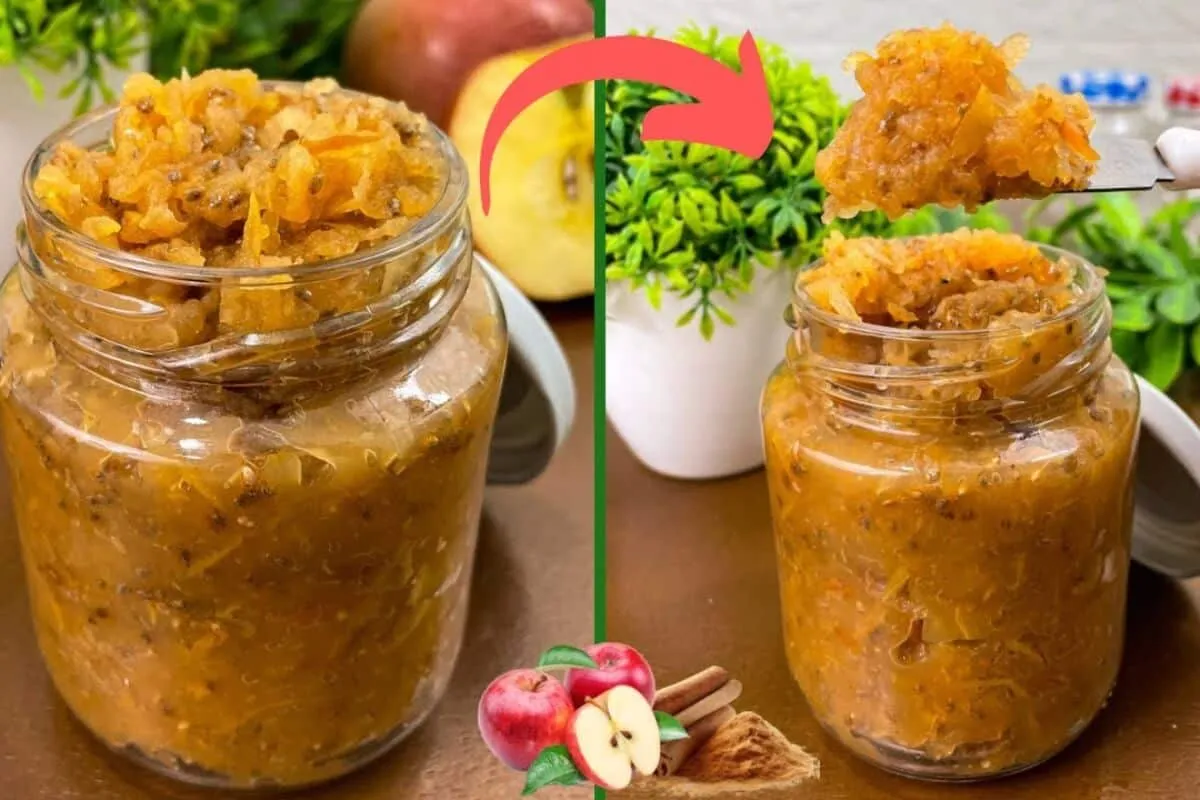 Geleia de maçã sem açúcar e sem adoçante: a receita saudável