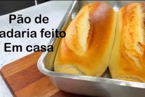 Hora do café da manhã: receita de pão francês caseiro igual 