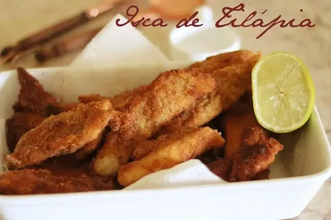 Iscas de tilápia empanada: aprenda como fazer esse petisco s