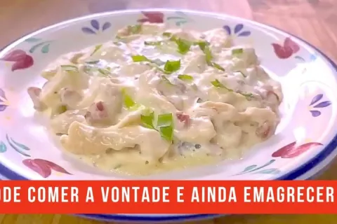 Jantar fit, uma receita deliciosa com zero carboidratos para