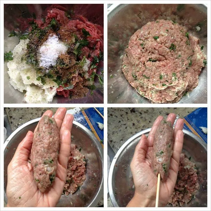 Kafta (Carne Moída no Espeto)