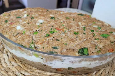 Kibe de forno recheado, uma delícia que fica crocante por fo