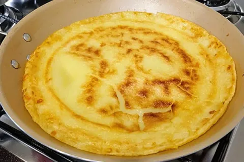 Lanche de frigideira, que é o mais rápido e prático do mundo