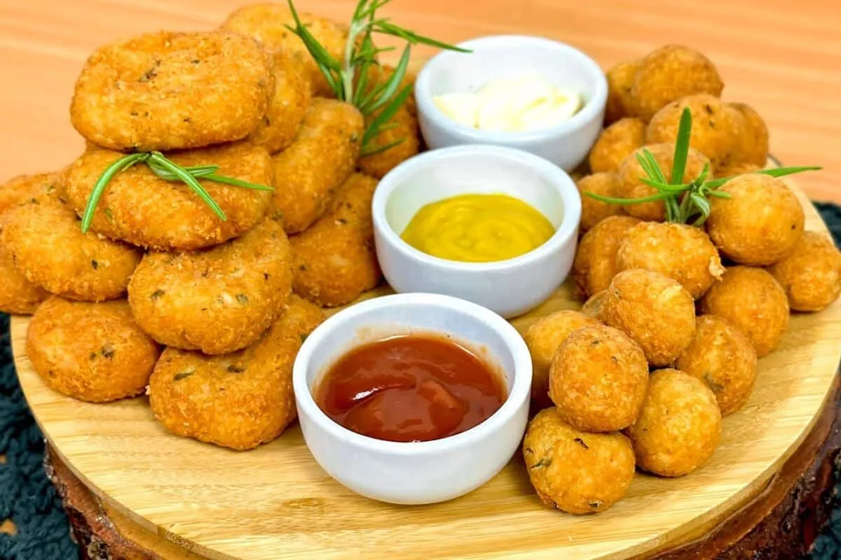 Lanche frito: feito sem massa, fácil de preparar e fica muit