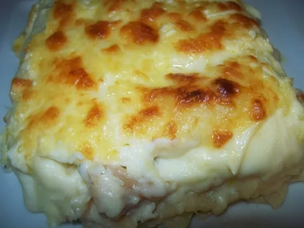 Lasanha Cremosa de Bacalhau