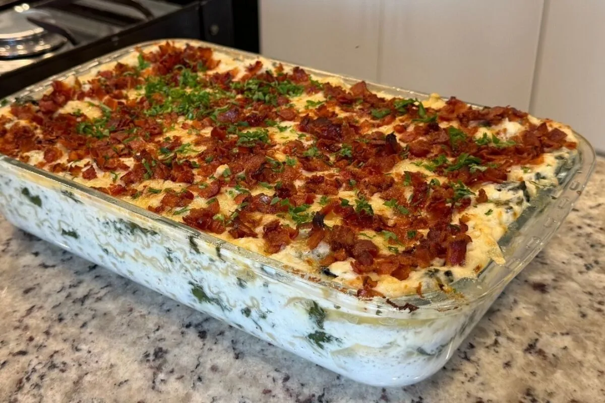 Lasanha de espinafre com ricota, leve e perfeita para o almo