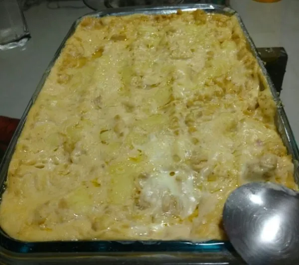 Lasanha de Frango com Queijo e Presunto
