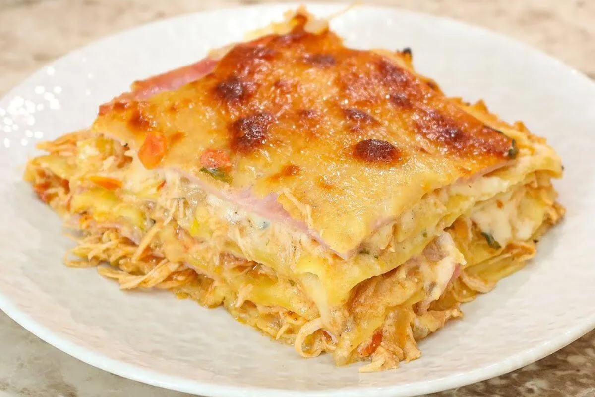 Lasanha de frango especial para você deixar todo mundo quere