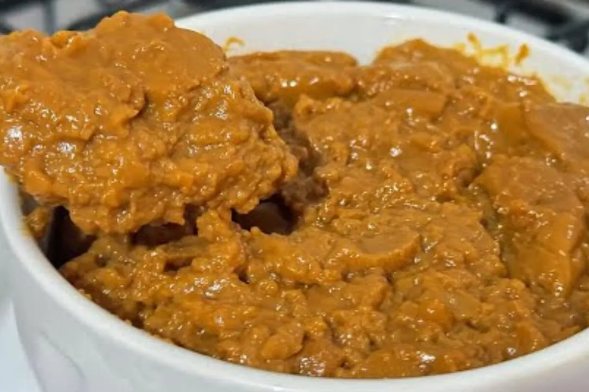 Leite condensado cozido na panela de pressão, o recheio perf