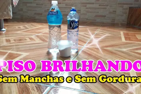 Limpa pisos caseiro: misturinha que você faz em casa sem gas