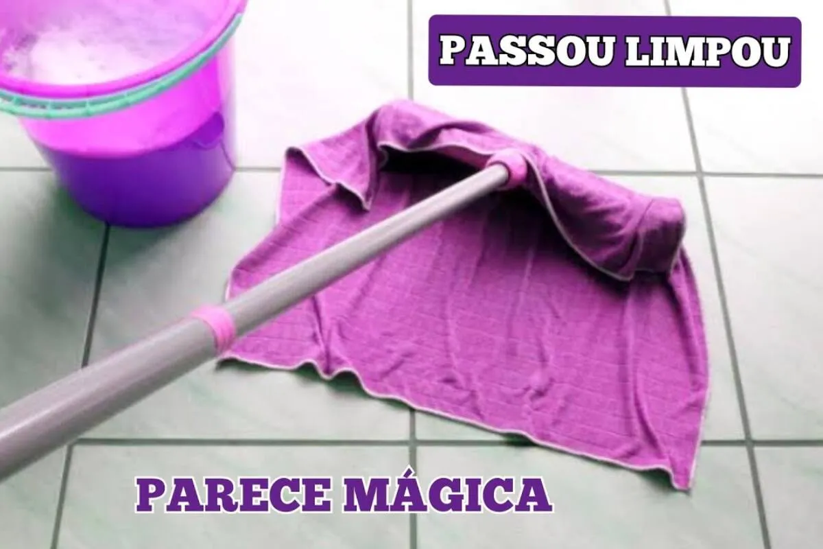 Limpa pisos caseiro: não encontrei produto no mercado melhor